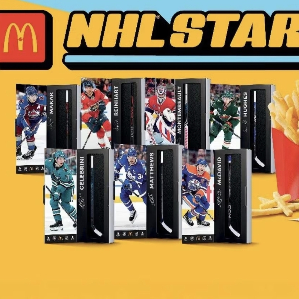 NHL STAR Mcdonalds Hockey Stick-Connor Mcdavid Edmonton Oilers